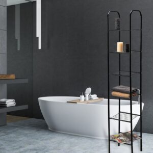 6 TIER BATHROOM SHELF BLACK3