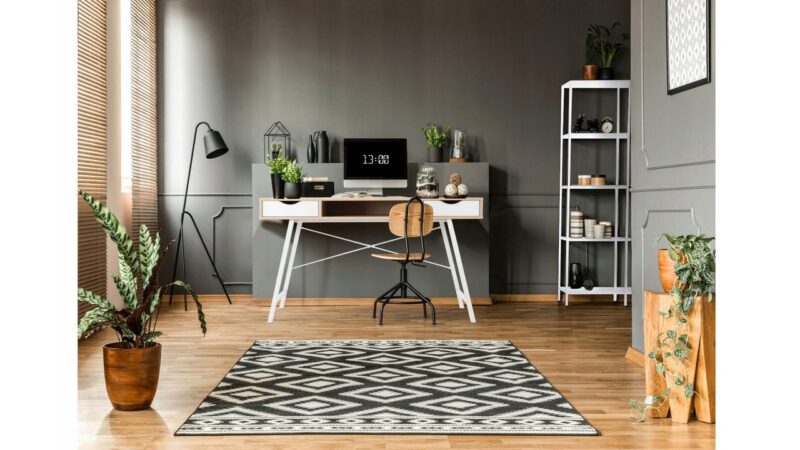 SCANDINAVIAN LOFT COMPUTER DESK SHELFS WHITE3