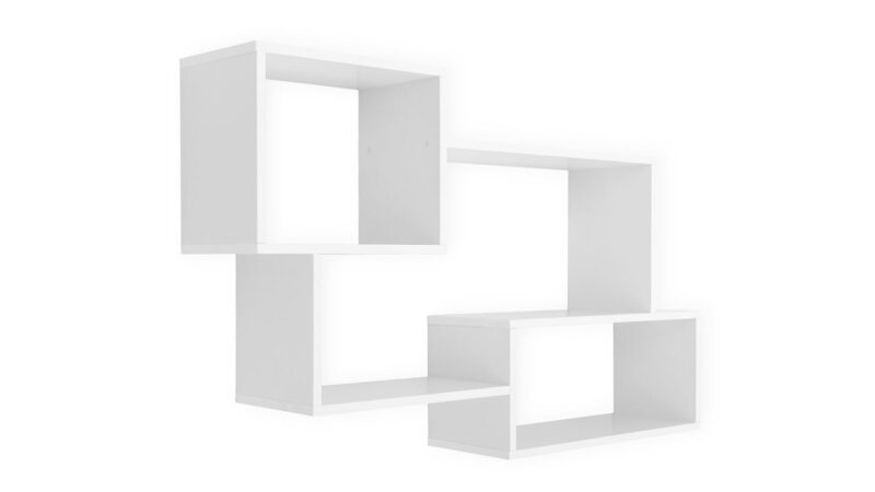 TRIPLE PENDANT WALL SHELF WHITE1