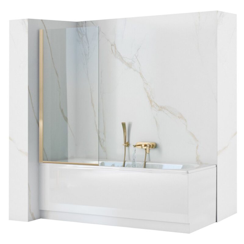 BATHTUB SCREEN REA ELEGANT GOLD 80