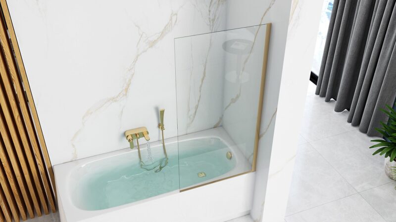 BATHTUB SCREEN REA ELEGANT GOLD 801