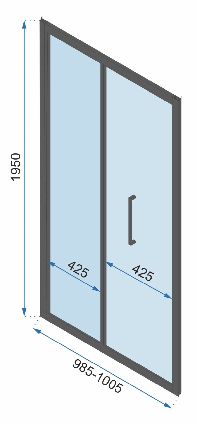 SHOWER DOORS RAPID FOLD 1006 scaled