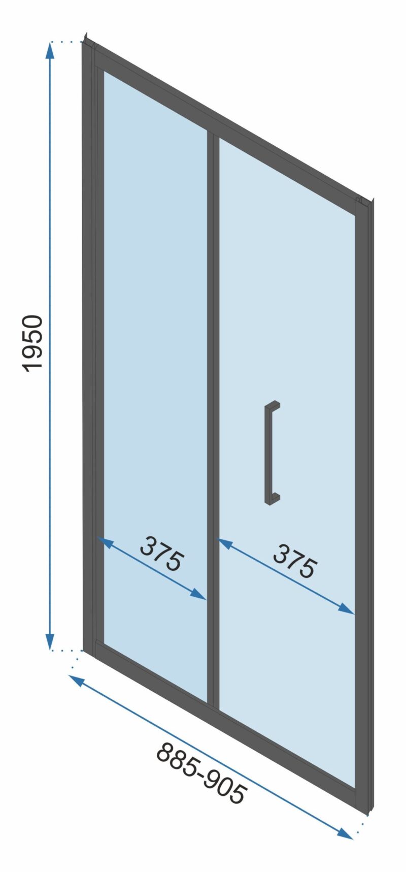 SHOWER DOORS RAPID FOLD 905 scaled