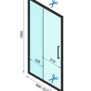 SHOWER DOORS RAPID SLIDE 1005