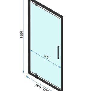 SHOWER DOORS RAPID SWING 70 1007