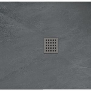 SHOWER TRAY GREY ROCK 80X100