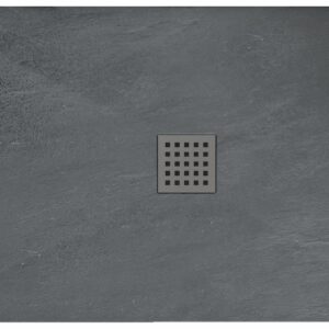 SHOWER TRAY GREY ROCK 80X120