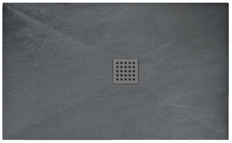 SHOWER TRAY GREY ROCK 80X120