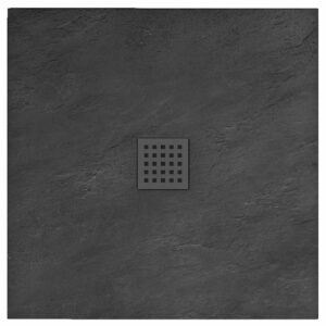 SHOWER TRAY REA BLACK ROCK 90X90 1