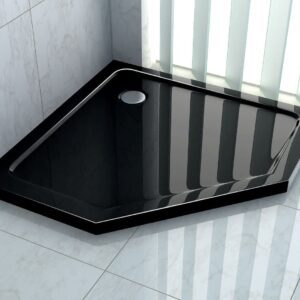 SHOWER TRAY REA DIAMOND BLACK 90X902