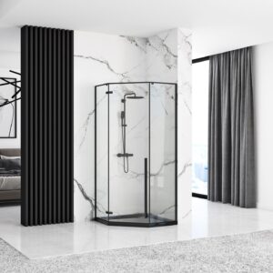 SHOWER TRAY REA DIAMOND BLACK 90X903 scaled