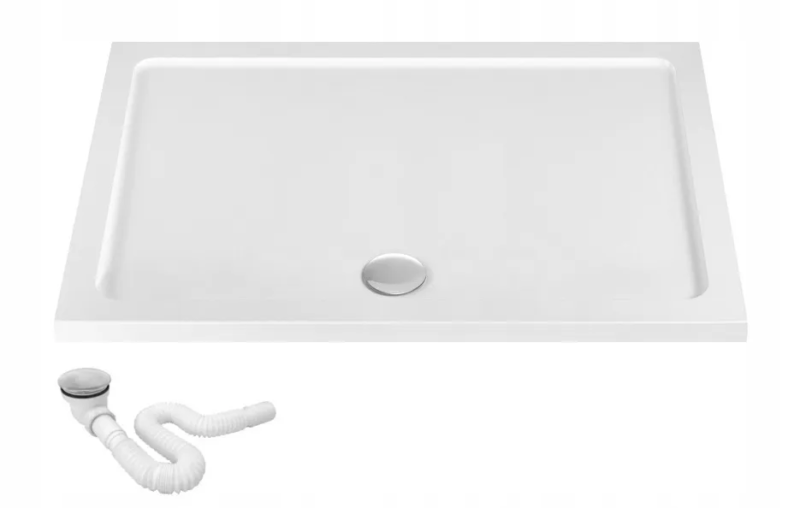 SHOWER TRAY REA SAVOY WHITE 80X100