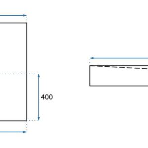 SHOWER TRAY REA STONE 80X1007