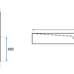 SHOWER TRAY REA STONE 90X907