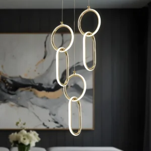LED ripplamp, kuldne, Monaco