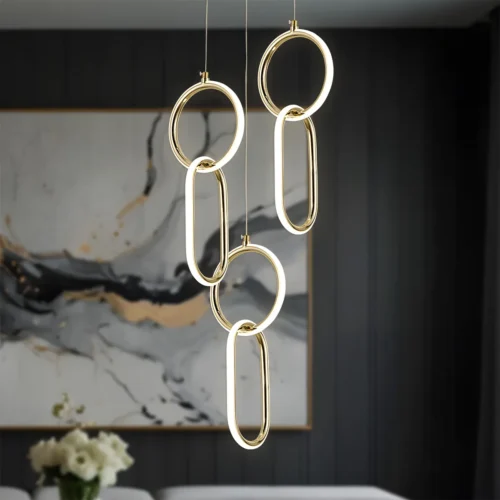 LED ripplamp, kuldne, Monaco
