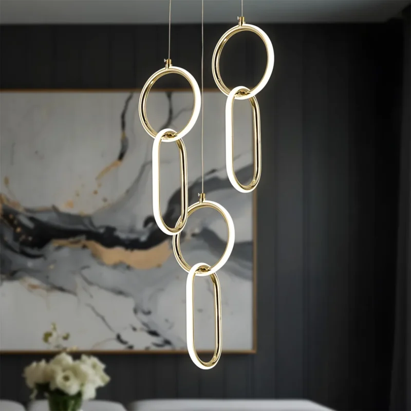 LED ripplamp, kuldne, Monaco
