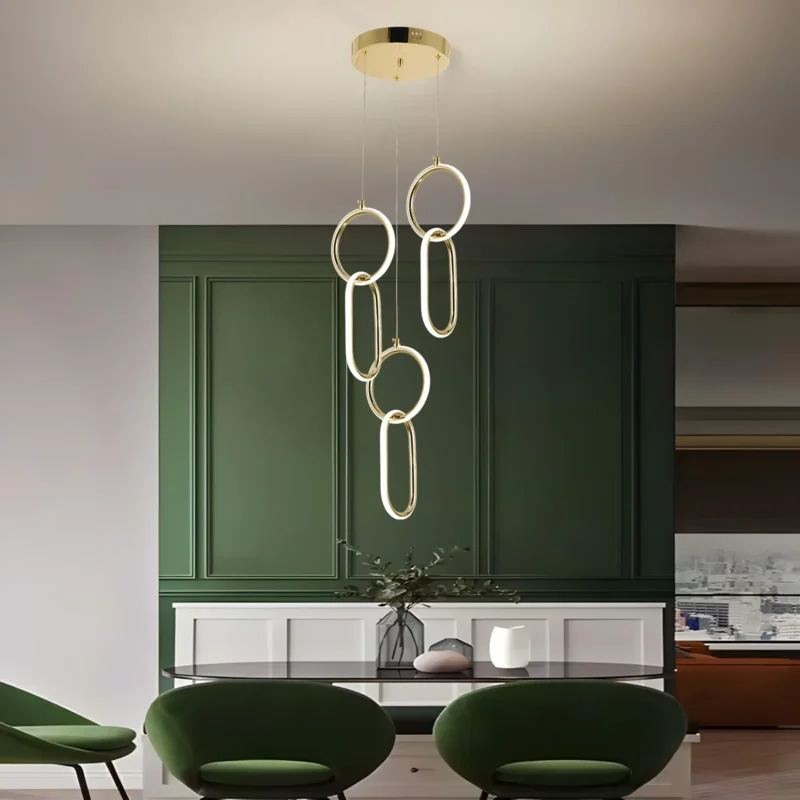 LED ripplamp, kuldne, Monaco