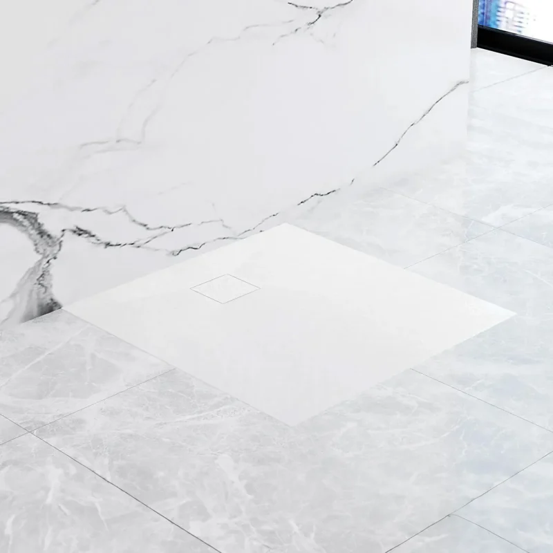 valge 4 Valge dušialus 90x90