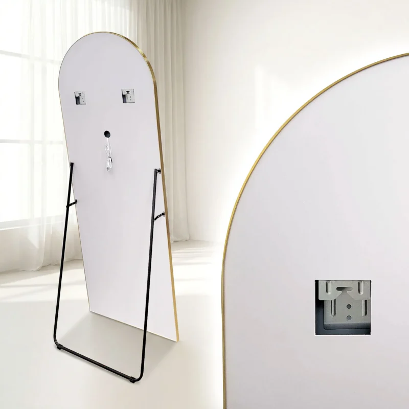 LED-peegel, harjatud kuld