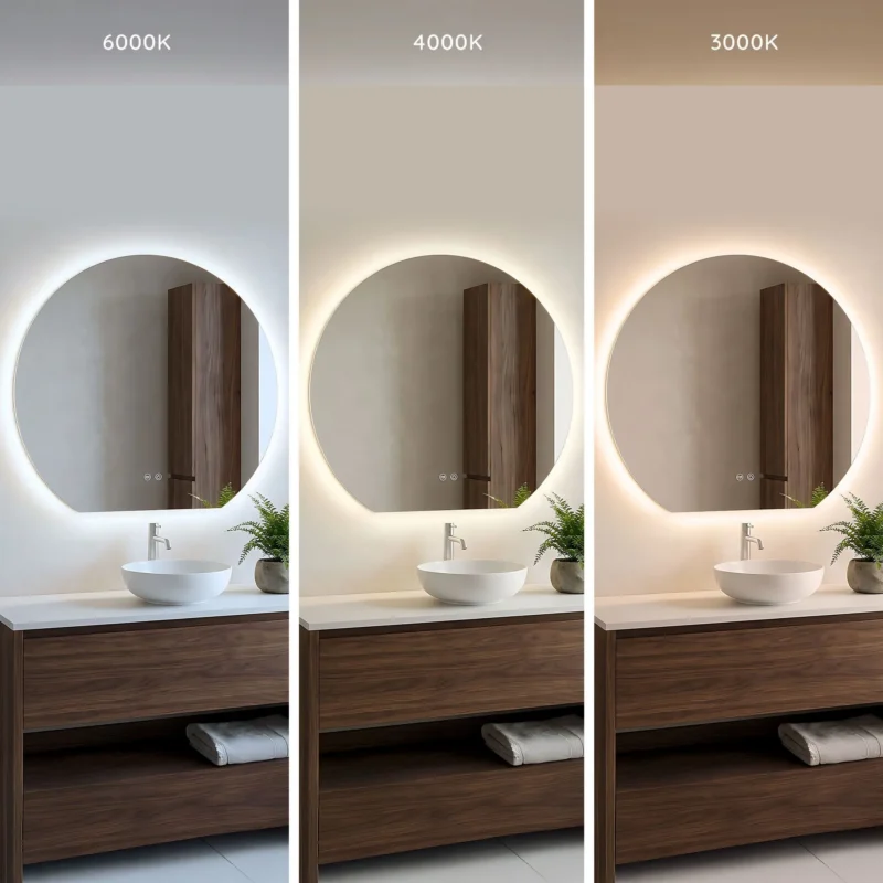 Led peegel, Half, 100cm