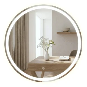 Kuldne LED peegel, 90cm