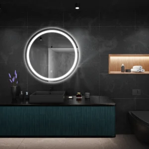 Kuldne LED peegel, 90cm