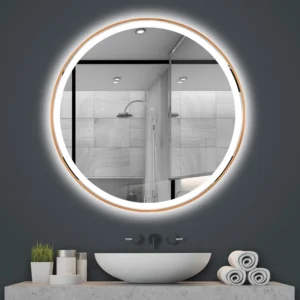 LED peegel soojendusega, vaskviimistlus, 100cm