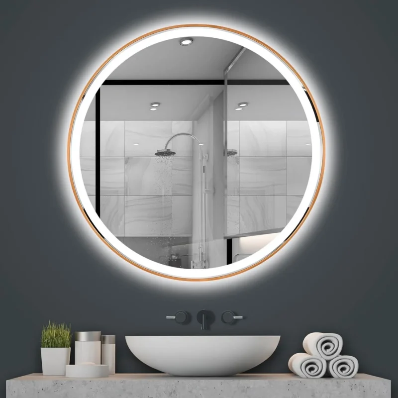 LED peegel soojendusega, vaskviimistlus, 100cm