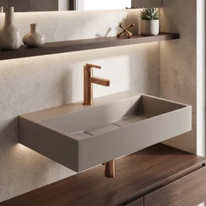 taupesmall 2 TAUPE konglomeraat valamu, 60cm